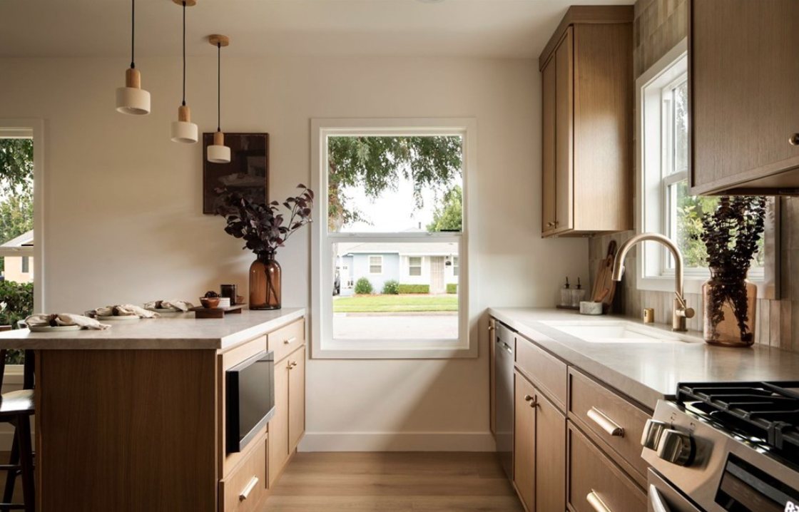 Crossdale galley kitchen view
