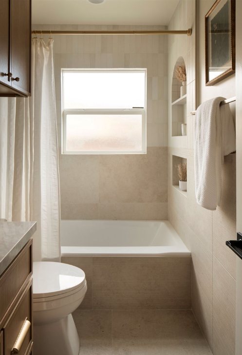 Crossdale tub and shower