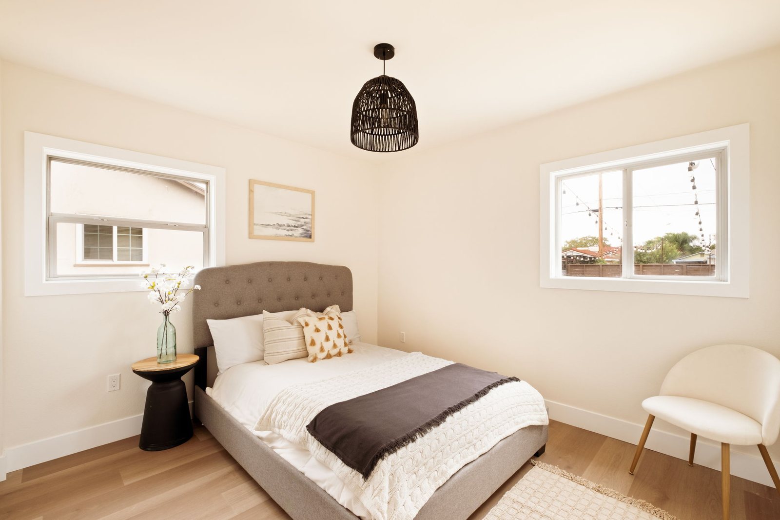 Gale Avenue guest bedroom