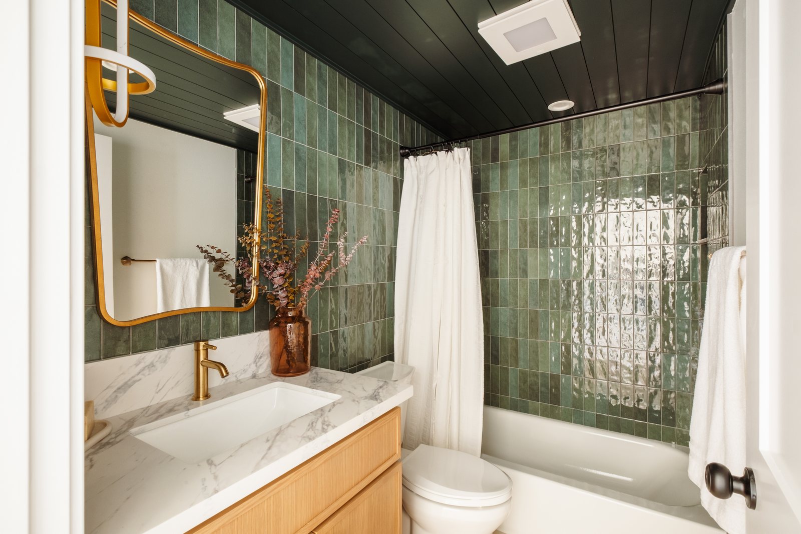 West 29th Street green tile bath