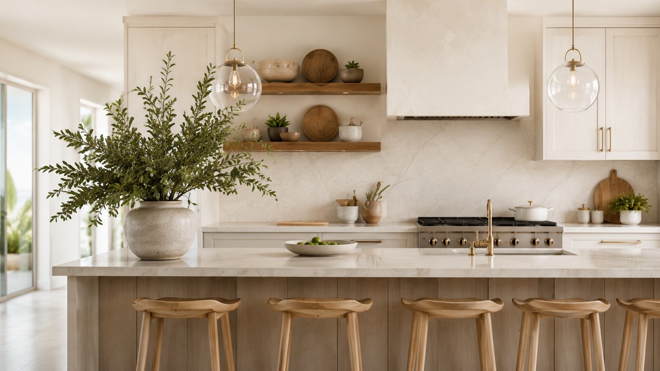 Crafted kitchen interior