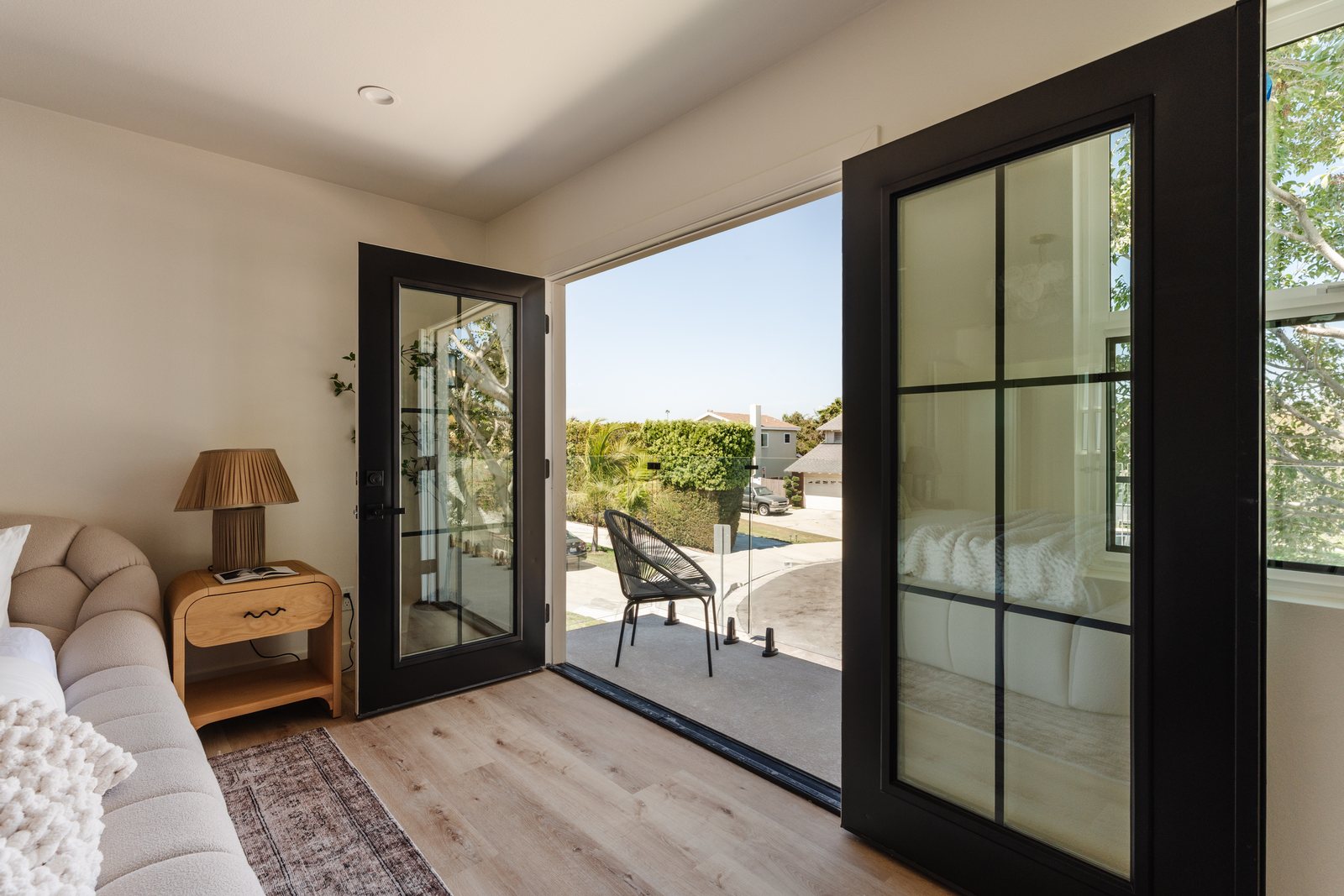 Randall Street primary balcony doors