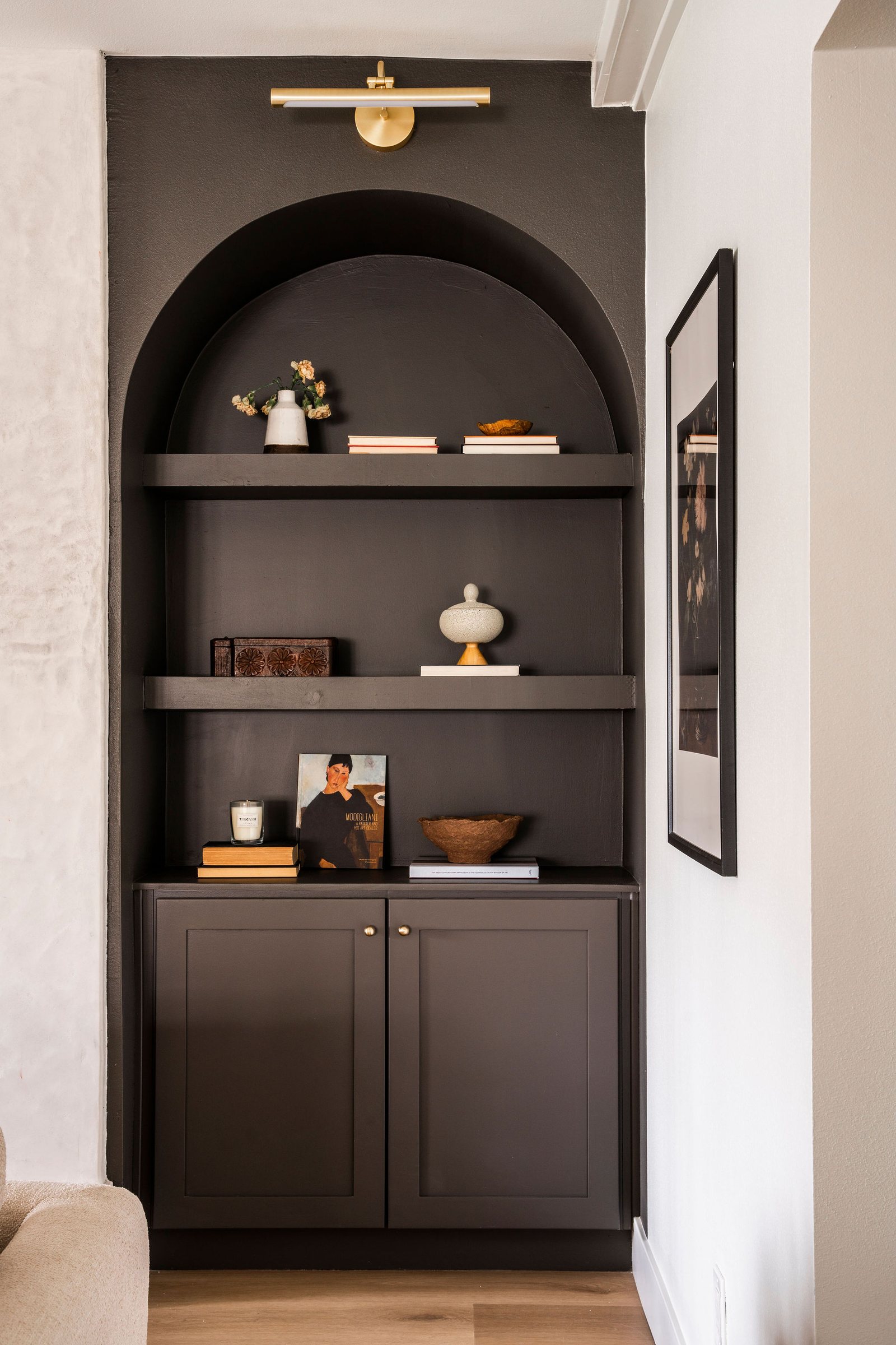 West Adams arched built-in